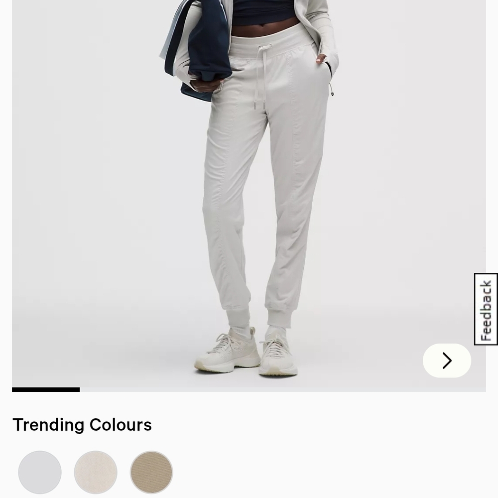 Lululemon Midrise Dance Studio Joggers Size 6